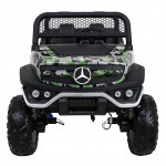 Elektrické autíčko Mercedes Unimog - lakované - moro